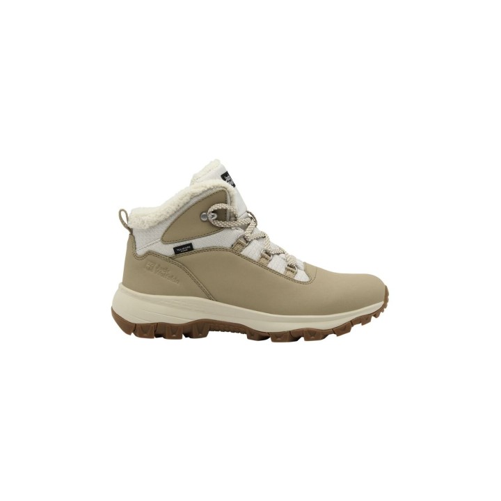 Jack Wolfskin Everquest Texapore Mid Women Wasserdichte Winterschuhe Damen 39.5 beige anis