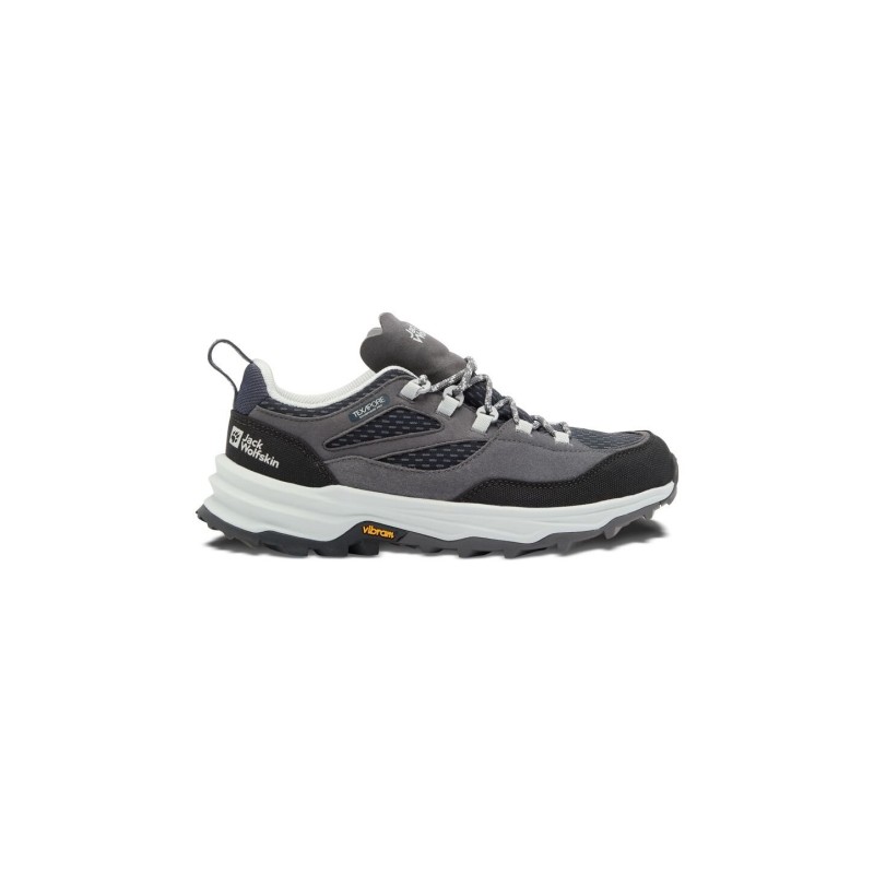 Jack Wolfskin Cyrox Texapore Low Women Wasserdichte Wanderschuhe Damen 39.5 grey,black Graphite