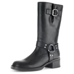 Gabor Stiefel, Blockabsatz, Bikerstiefel, Langschaftsiefel mit Best Fitting