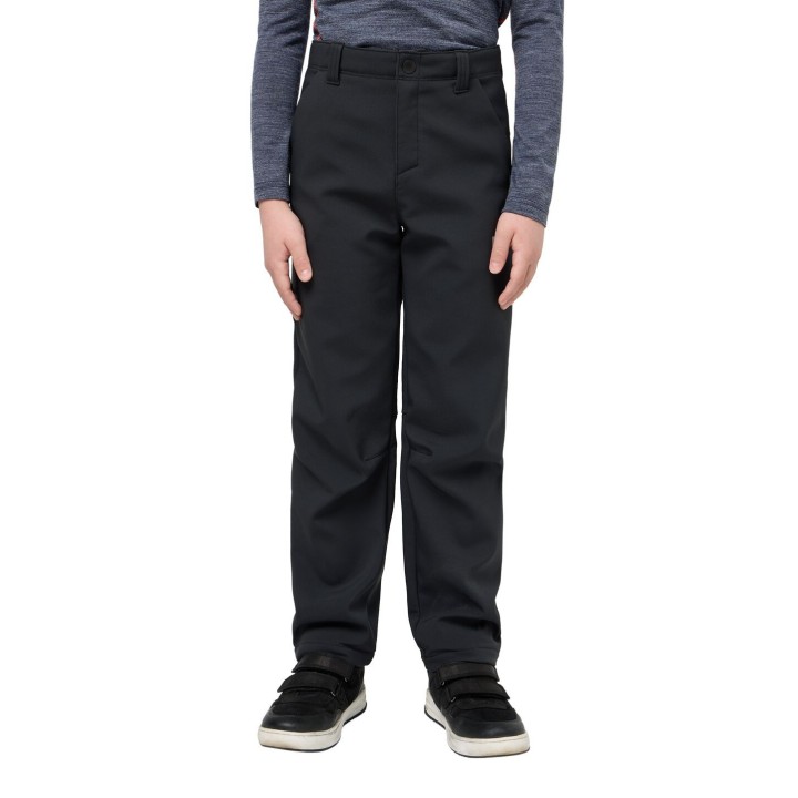 Jack Wolfskin Fourwinds Pants Kids Softshellhose Kinder 104 black granite black
