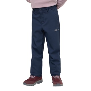 Jack Wolfskin Fourwinds Pants Kids Softshellhose Kinder 92 blue night blue