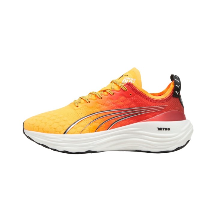 Puma ForeverRun NITRO Orange Rot  Damenschuhe, Größe 40,5 - EUR