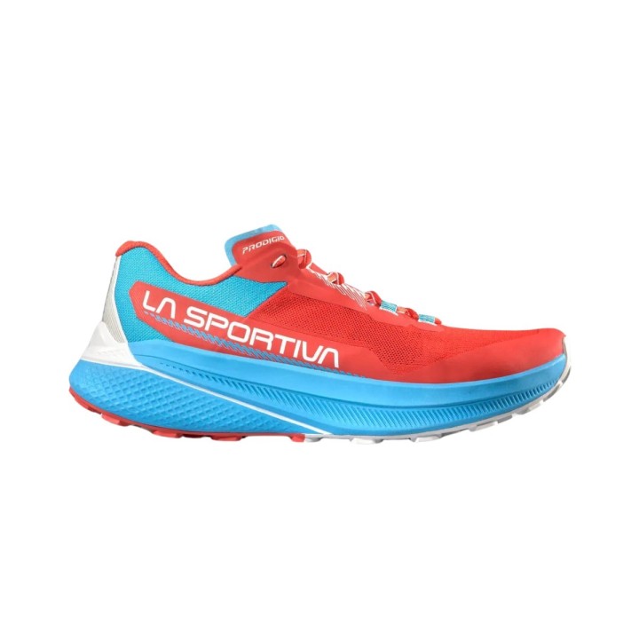 La Sportiva Prodigio Rot Blau Damen Laufschuhe, Größe 39 - EUR