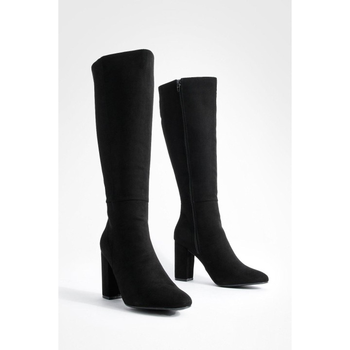 Overknee-Stiefel Mit Absatz - Black - 38, Black