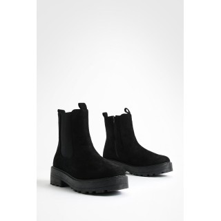 Klobige Chelsea-Stiefel Mit Laschen-Detail - Black - 39, Black