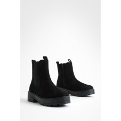 Klobige Chelsea-Stiefel Mit Laschen-Detail - Black - 39, Black