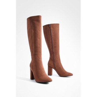Overknee-Stiefel Mit Absatz - Chocolate - 38, Chocolate
