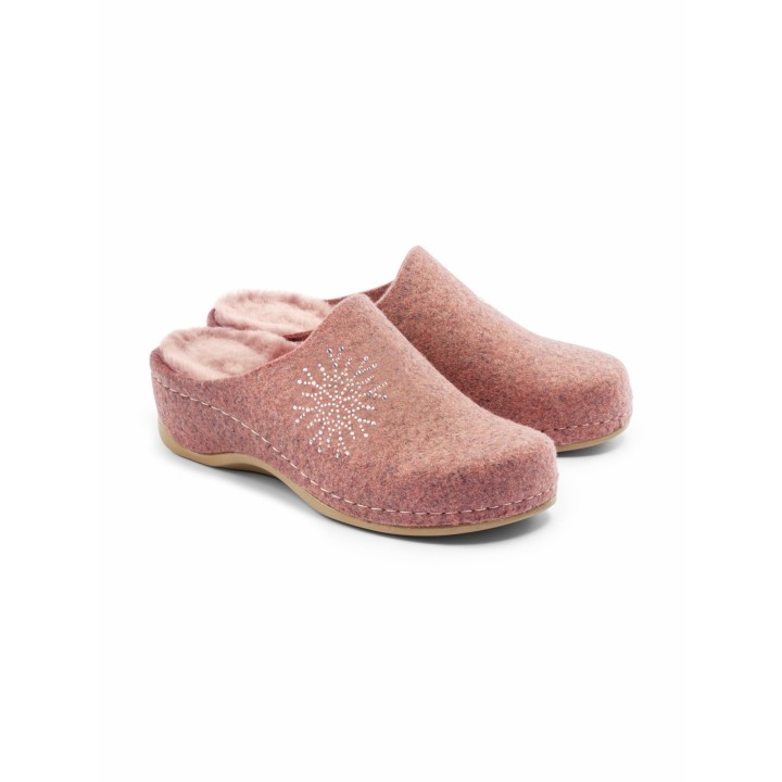 Lammfell-Pantolette Rückenfit