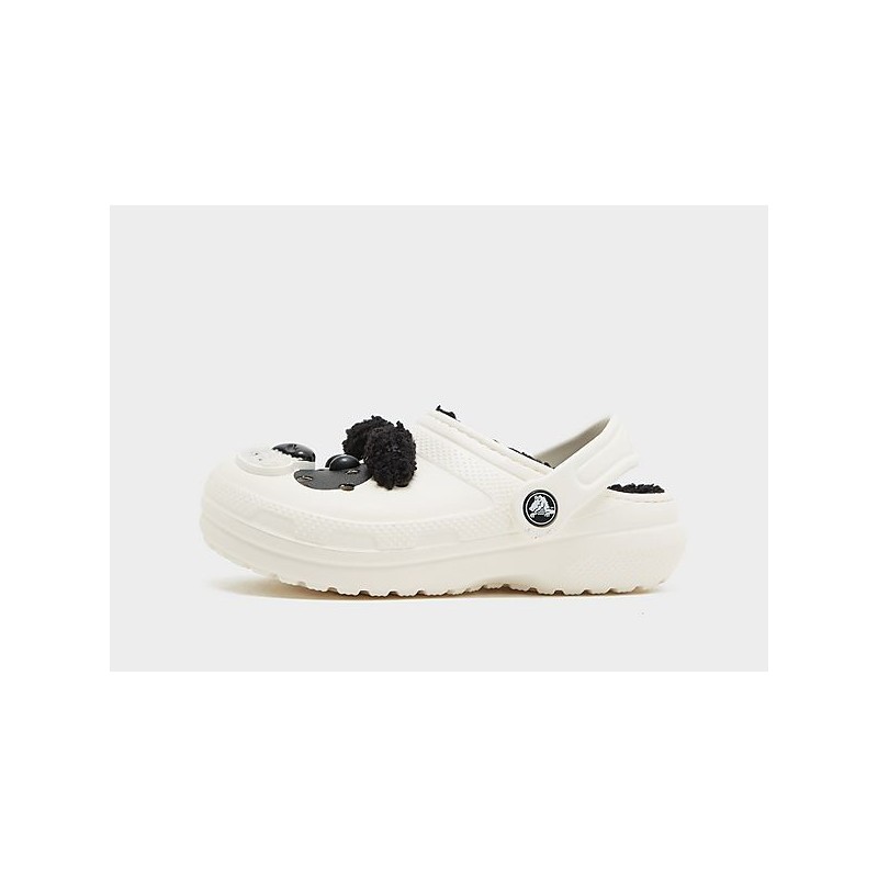Crocs Lined Clog Kleinkinder - White, White