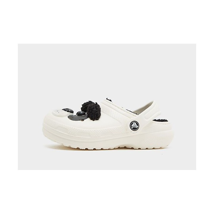Crocs Lined Clog Kleinkinder - White, White