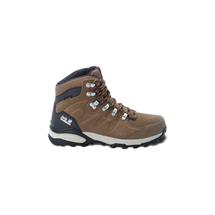 Jack Wolfskin Refugio Texapore Mid Women Wasserdichte Wanderschuhe Damen 43 miscellaneous,brown,orange brown / apricot