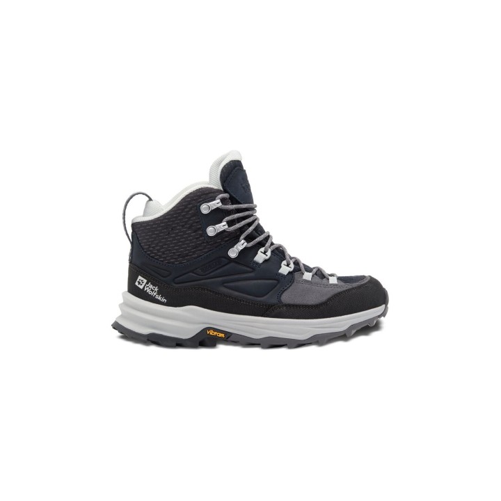 Jack Wolfskin Cyrox Texapore Mid Women Wasserdichte Wanderschuhe Damen 37.5 grey,black Graphite