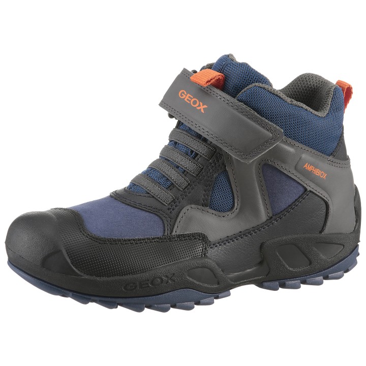Geox Winterstiefel "J NEW SAVAGE BOY B ABX", Trekkingboots, Winterstiefel, Kindergartenschuh mit Warmfutter