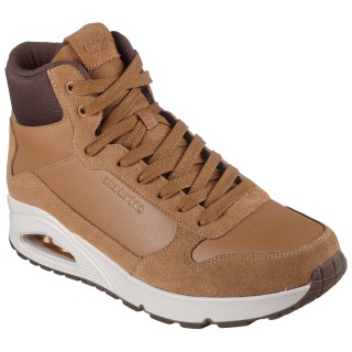 Skechers Sneaker "UNO", Mid Cut Sneaker, Schnürboots mit gepolstertem Schaftrand