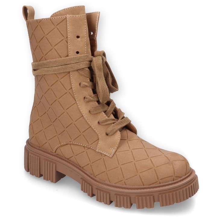 Dockers by Gerli Boot - Schnürboots - EU37 bis EU42 - für Damen - Größe EU37 - braun