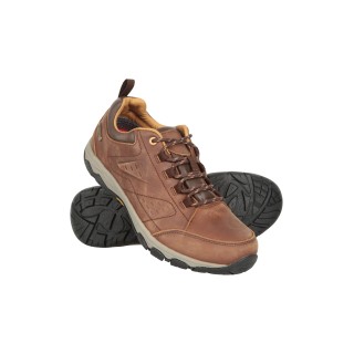 Pioneer wasserdichte Wanderschuhe aus Leder Damen - Braun
