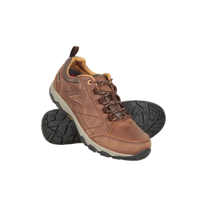 Pioneer wasserdichte Wanderschuhe aus Leder Damen - Braun