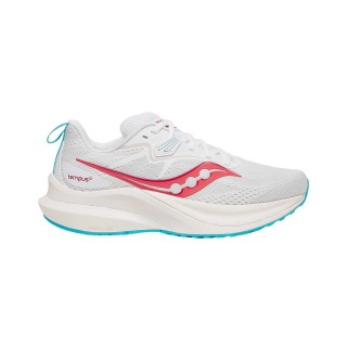 Saucony Tempus 2 Weiß Rot  Damenschuhe, Größe 39 - EUR