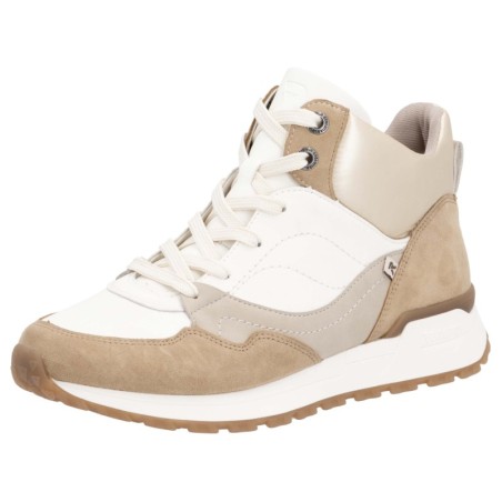 Rieker EVOLUTION Sneaker, Freizeitschuh, High Top Sneaker, Schnürboots mit Schaftrandpolster