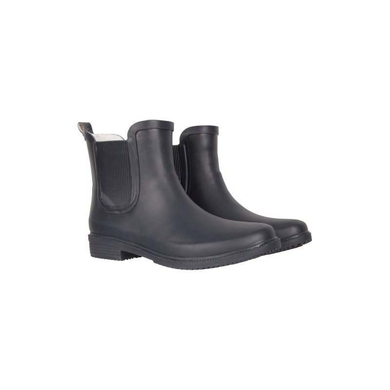 Damen Gummi-Stiefeletten - Marineblau