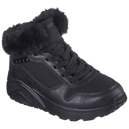 Skechers Sneaker "Uno Lite - Comfurt Collar", Schnürboots, Winterstiefel, High Top Sneaker mit wärmendem Futter