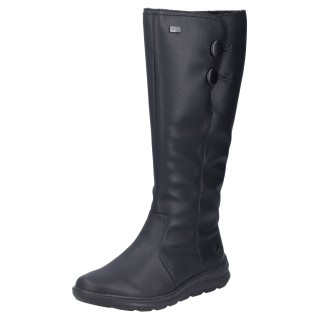 Rieker Winterstiefel, Langschaftstiefel, Keilabsatz, mit Warmfutter und Reißverschluss