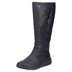 Rieker Winterstiefel, Langschaftstiefel, Keilabsatz, mit Warmfutter und Reißverschluss