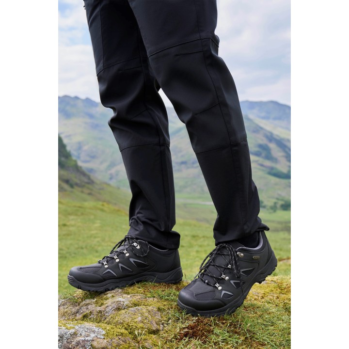 Adventurer Wasserdichte Wanderschuhe für Herren - Schwarz