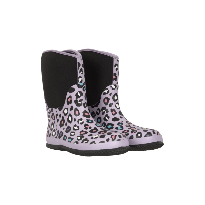 Puddle gummistiefel für Kinder - Lila