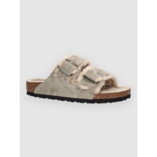 Birkenstock Arizona Shearling Sandalen taupe