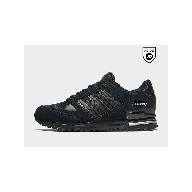 adidas Originals ZX 750 - Black - Mens, Black