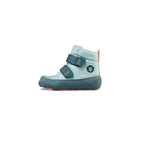 AFFENZAHN Kinder Winterstiefel WOLLE COMFY Hase hellblau | 21