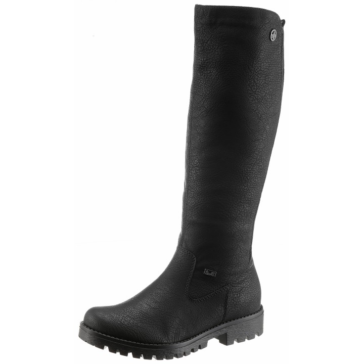 Rieker Winterstiefel, Langschaftstiefel, Winterstiefel im klassischen Look, TEX-Membran