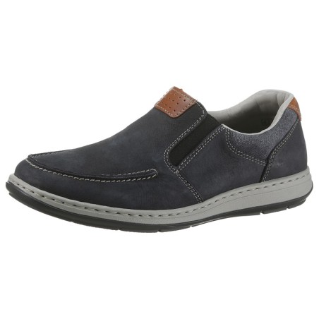 Rieker Slipper, Halbschuh, Freizeitschuh, Schlupfschuh mit modischer Blattnaht