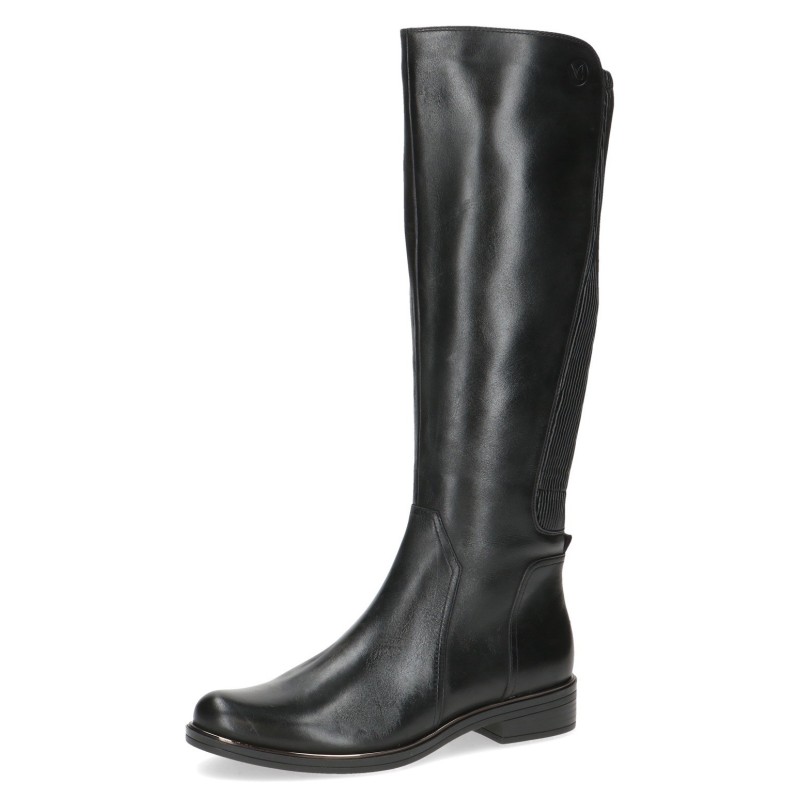 Caprice Stiefel, Blockabsatz, Langschäfter, Businessstiefel in bequemer Weite