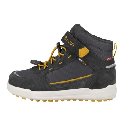 TROLLKIDS Winterstiefel "KIDS GRYLLEFJORD MID CUT", wasserdicht, Klettverschluss, reflektierende Details
