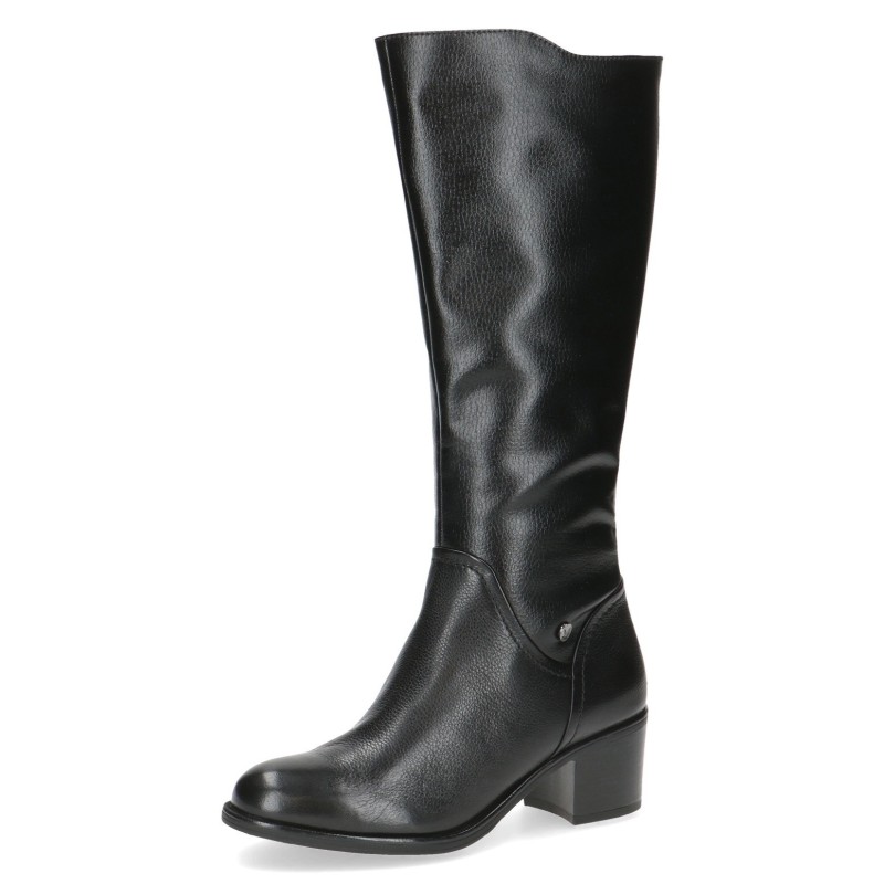 Caprice Stiefel, Blockabsatz, Langschaftstiefel, Businessstiefel, Innenreißverschluss