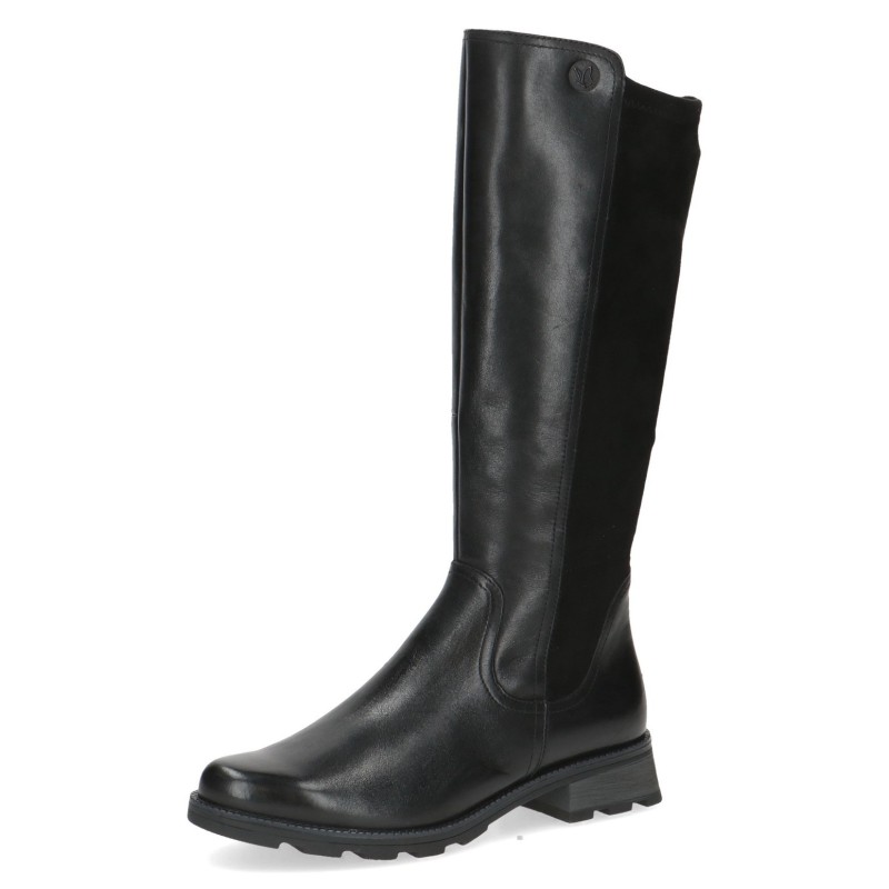 Caprice Stiefel, Blockabsatz, Langschaftstiefel, Businessstiefel mit Reißverschluss