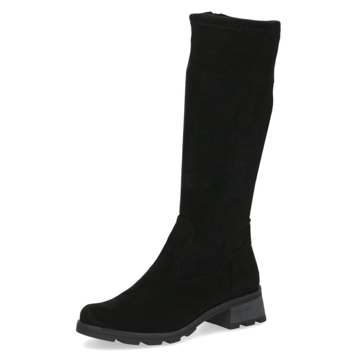 Caprice Winterstiefel, Blockabsatz, Langschaftstiefel in bequemer Weite
