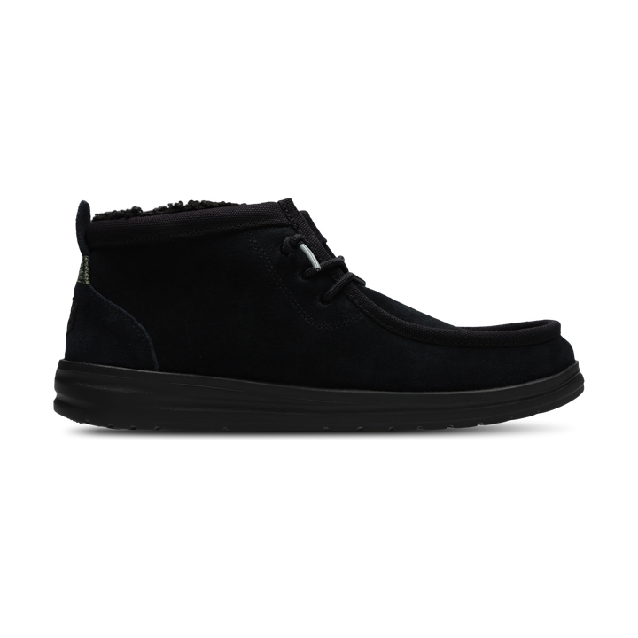HEYDUDE Wally Mid Gripr Warmth Herren Schuhe - Schwarz - Größe: 42 - Wildleder - Foot Locker