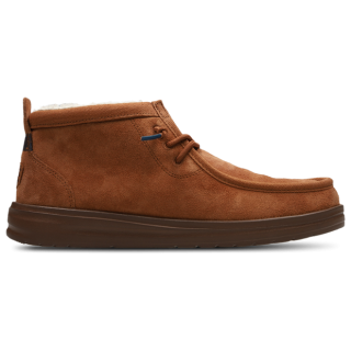 HEYDUDE Wally Mid Gripr Warmth Herren Schuhe - Braun - Größe: 41 - Wildleder - Foot Locker