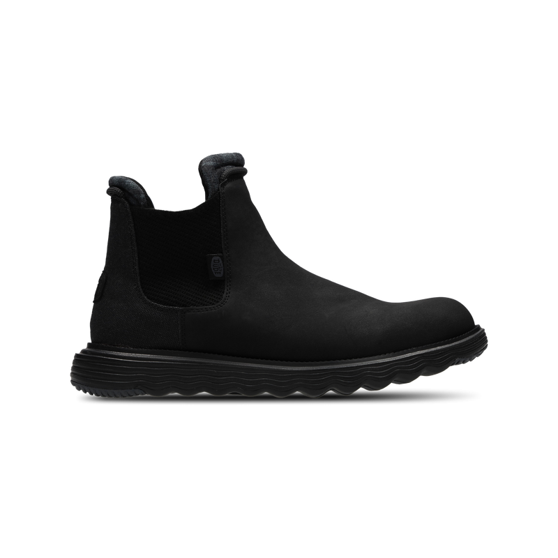 HEYDUDE Branson Herren Schuhe - Schwarz - Größe: 42 - Wildleder - Foot Locker