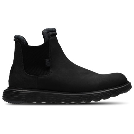 HEYDUDE Branson Herren Schuhe - Schwarz - Größe: 42 - Wildleder - Foot Locker