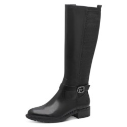 Tamaris Stiefel, Blockabsatz, Langschaftstiefel mit XS-Schaft und Stretchfunktion