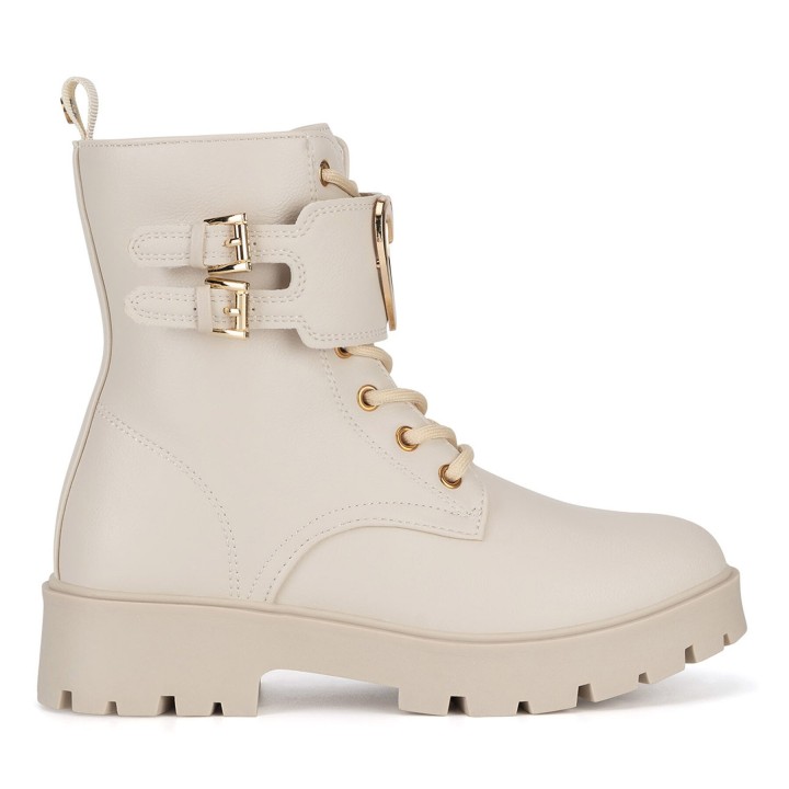 Schnürschuhe DeeZee CM231117-2 Beige