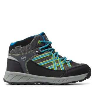 Trekkingschuhe Regatta Samaris Mid Jnr RKF509 2VD Schwarz