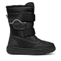 Schneeschuhe Geox J Bunshee Pg Boy B A J46D8A 0MEFU C9999 S Schwarz
