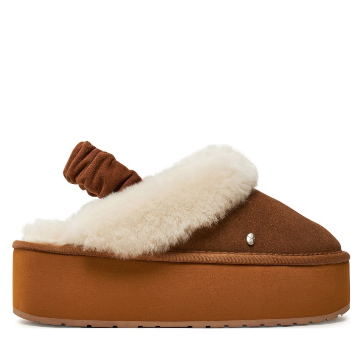 Hausschuhe EMU Australia Hartz W13137 Braun