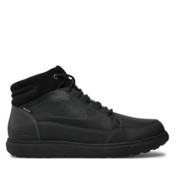 Schnürschuhe Clarks Mapstone Hi Gtx GORE-TEX 26180204 Schwarz