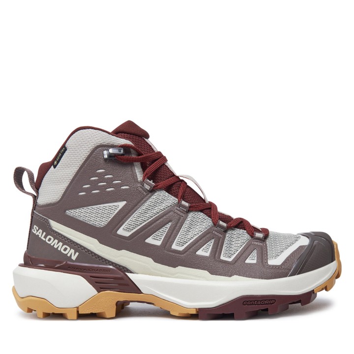Trekkingschuhe Salomon X Ultra 360 Edge Mid Gore-Tex L47698600 Braun